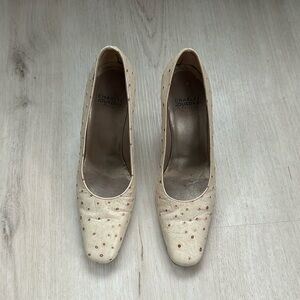 Charles Jourdan Paris 🦚 Vintage Ostrich Heels